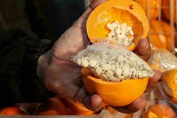 Lebanon Captagon orange