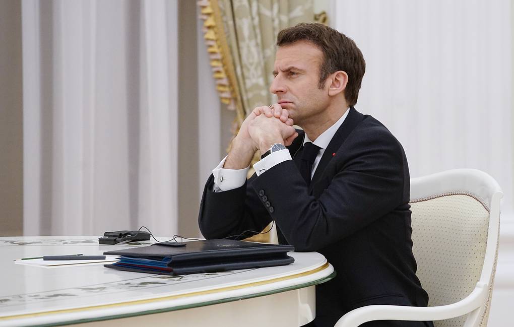 Macron Moscow visit