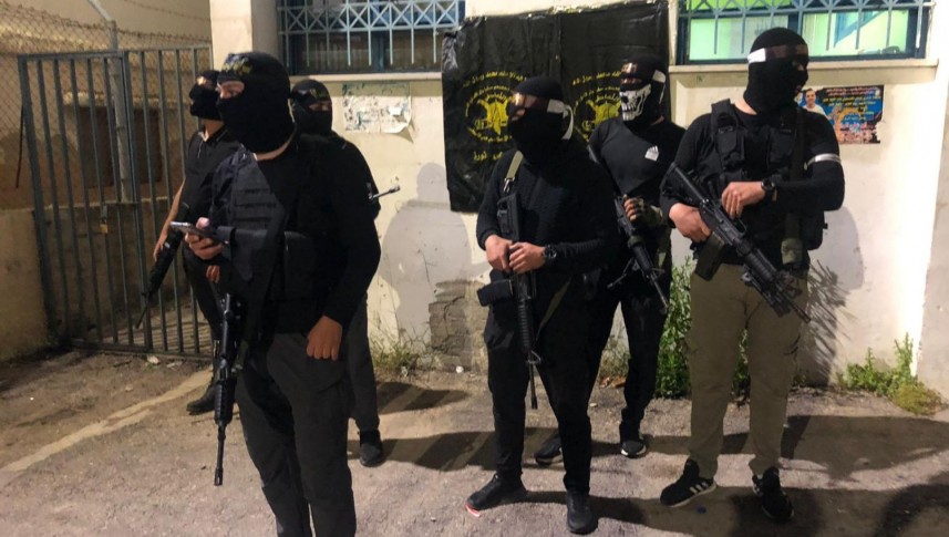 Palestinian fighters Jenin