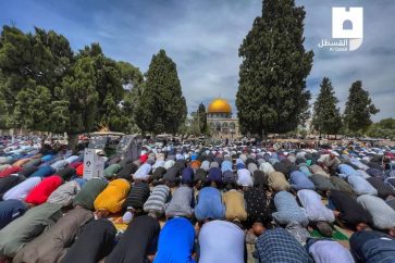 Friday prayers at Al-Aqsa