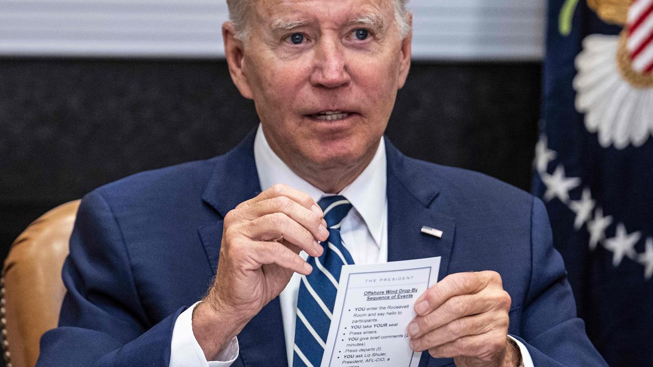 Biden cheat sheet