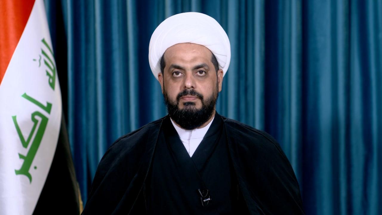 Leader of Assaeb Ahl Al-Haq in Iraq, Sheikh Qaiss Al-Khazali