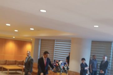 US energy envoy, Amos Hochstein, at Beirut airport