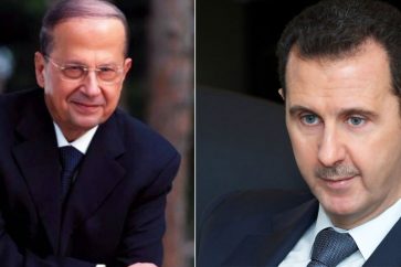 Michel Aoun Bashar Al-Assad
