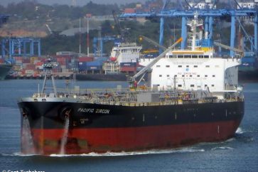 Pacific Zircon crude oil tanker