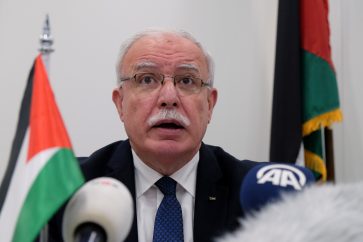 Palestinian FM Riad Al-Malki