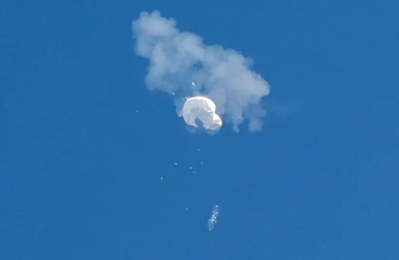 China spy Balloon downed