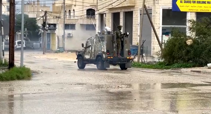 Zionist occupation forces in the West Bank