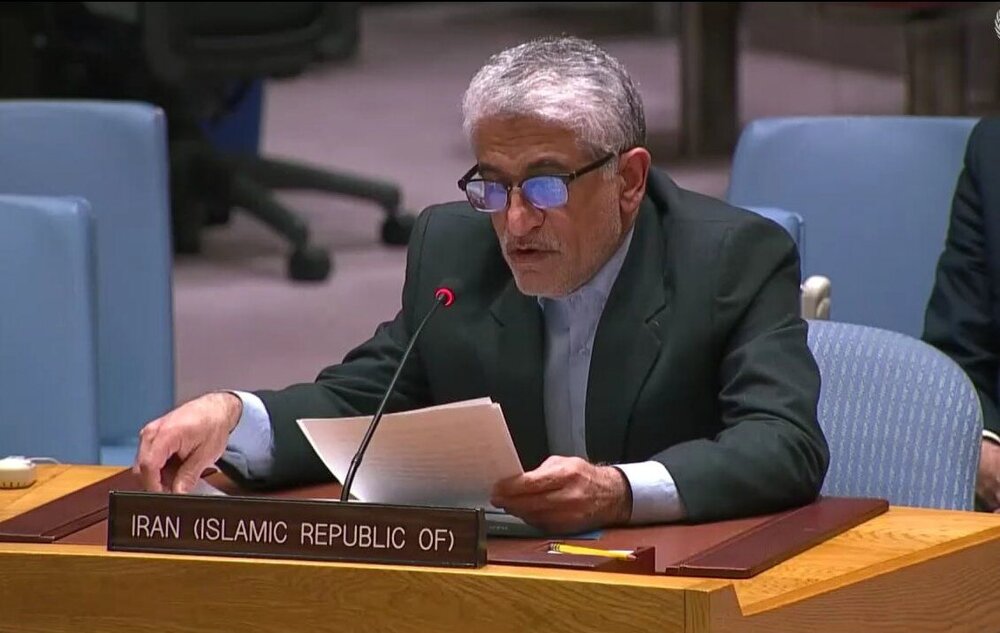Iran UN envoy Amir Saeed Iravani