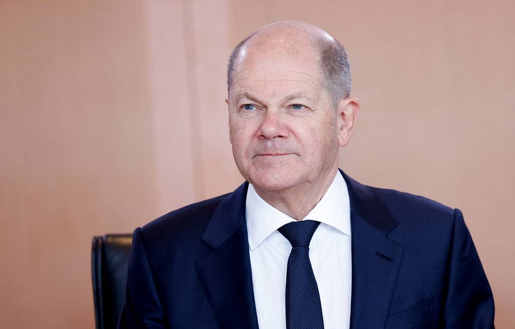 German Chancellor Olaf Scholz