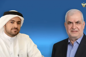 State Minister at the Qatari Ministry of Foreign Affairs Mohammad bin Abdul Aziz Al-khulaifi - Head of Loyalty to Resistance bloc Hajj Mohammad Raad