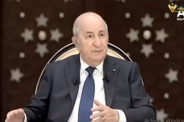 Algerian President Abdelmadjid Tebboune
