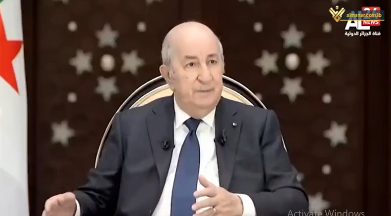 Algerian President Abdelmadjid Tebboune