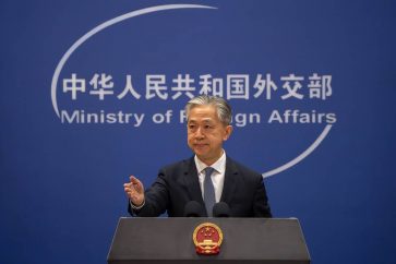 Chinese Foreign Ministry Spokesperson Wang Wenbin
© AP Photo/Mark Schiefelbein