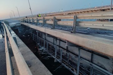 Crimean Bridge drone attack