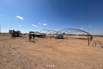 Iraq tents Jordan Gaza