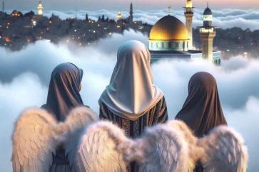 Embodiment of the souls of 4 civilians martyred Sunday 5, November 2023 in Israeli airstrike overlooking Al-Quds