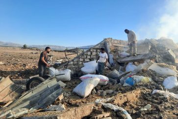 straw stocks farm south Lebanon Israeli strike