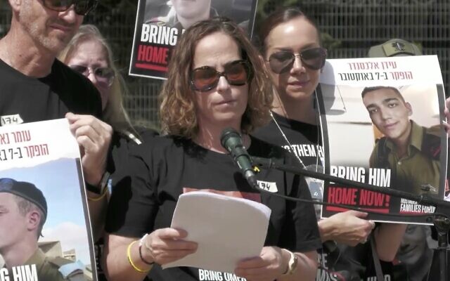 Families of Israeli captives