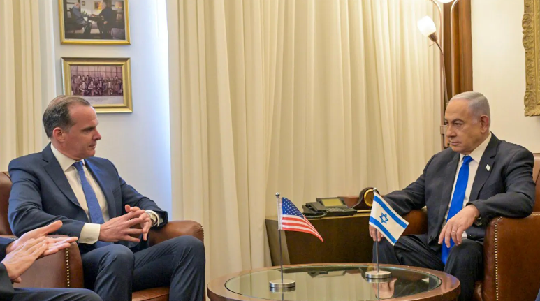 Israeli PM Netanyahu meeting White House Middle East envoy Brett McGurk
