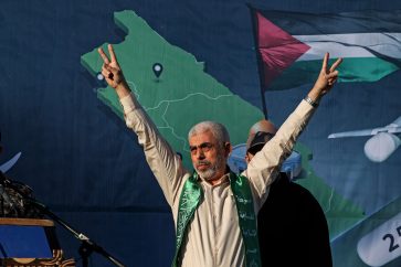 (FILES) Yahya Sinwar, martyred leader of the Palestinian Hamas movement in the Gaza Strip
