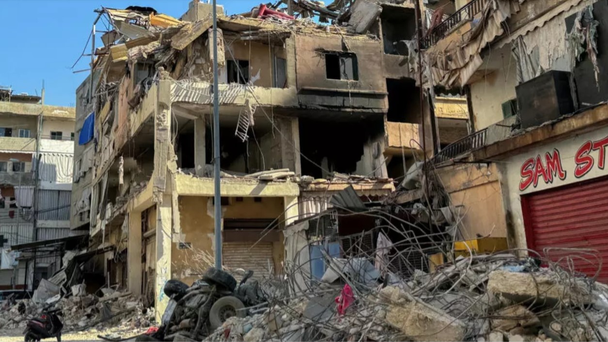 Dahiyeh destruction Israeli air strike