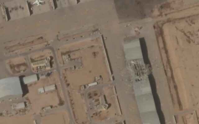 Nevatim air base damage Iran attack