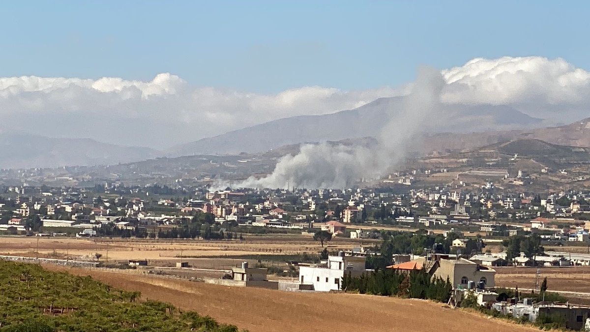 Israeli occupation airstrike on Lebanon