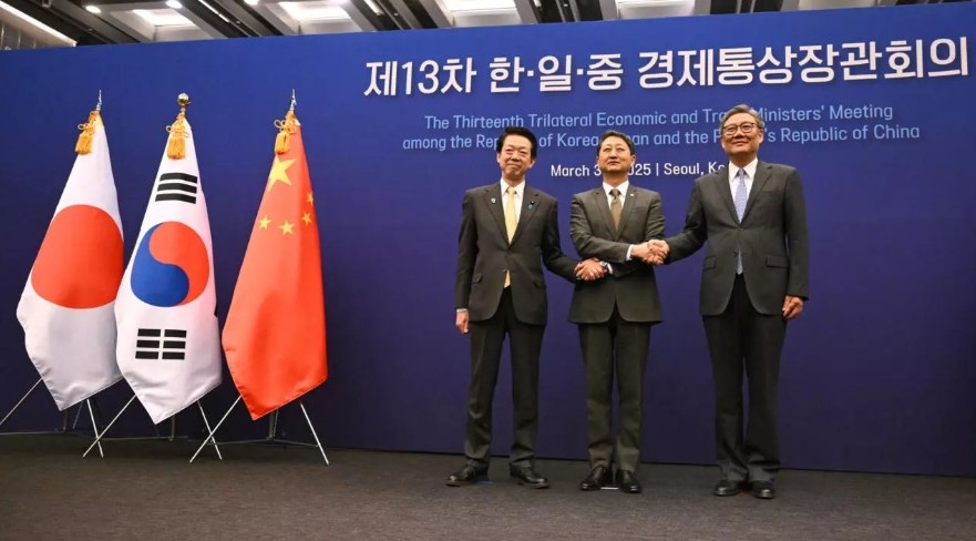 China Japan South Korea free trade