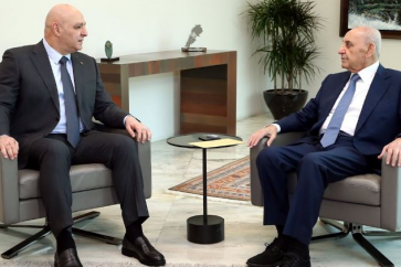 President of the Republic, General Joseph Aoun, meets with Speaker of the House, Nabih Berri, at Baabda Pala