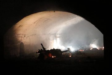 Hama military airport Israeli strike