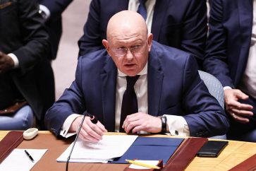 Russian Permanent Representative to the United Nations Vasily Nebenzya