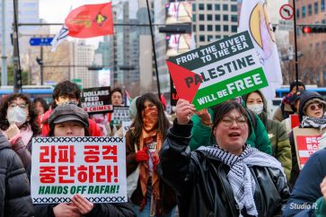Pro-Palestine activists South Korea