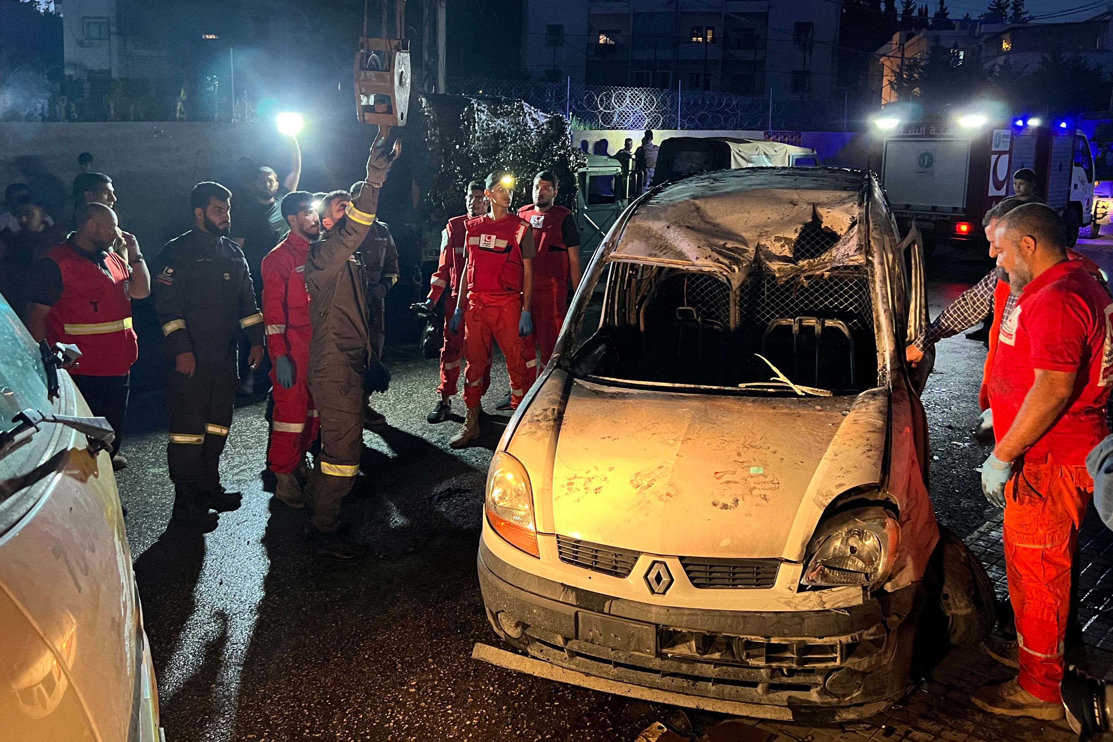 Israeli drone attack on a civilian car in Sidon (May 7, 2025)