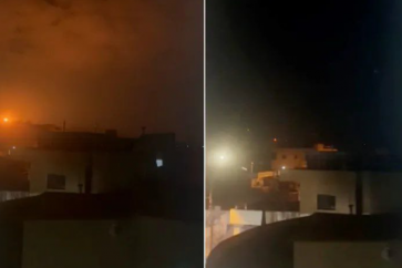 Israeli air raid on Lebanon's border area with Syria