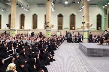 Iran's Supreme Leader Imam Sayyed Ali Khamenei
Speaking to educators gathered in Tehran