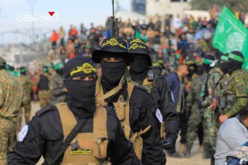 Al-Qassam fighters in Gaza
