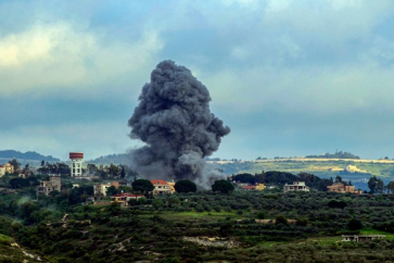 Israeli air raid on South Lebanon