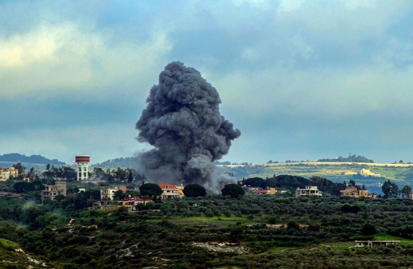 Israeli air raid on South Lebanon