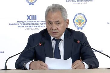 Russian Security Council Secretary Sergey Shoigu
