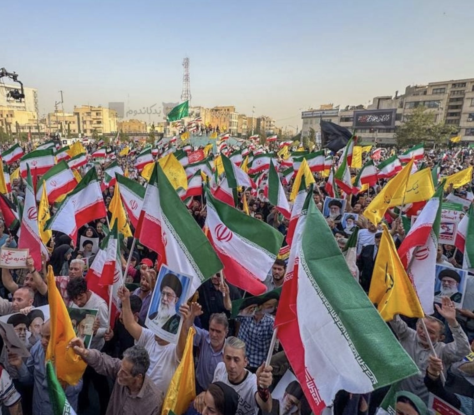 Iranians celebrate victory