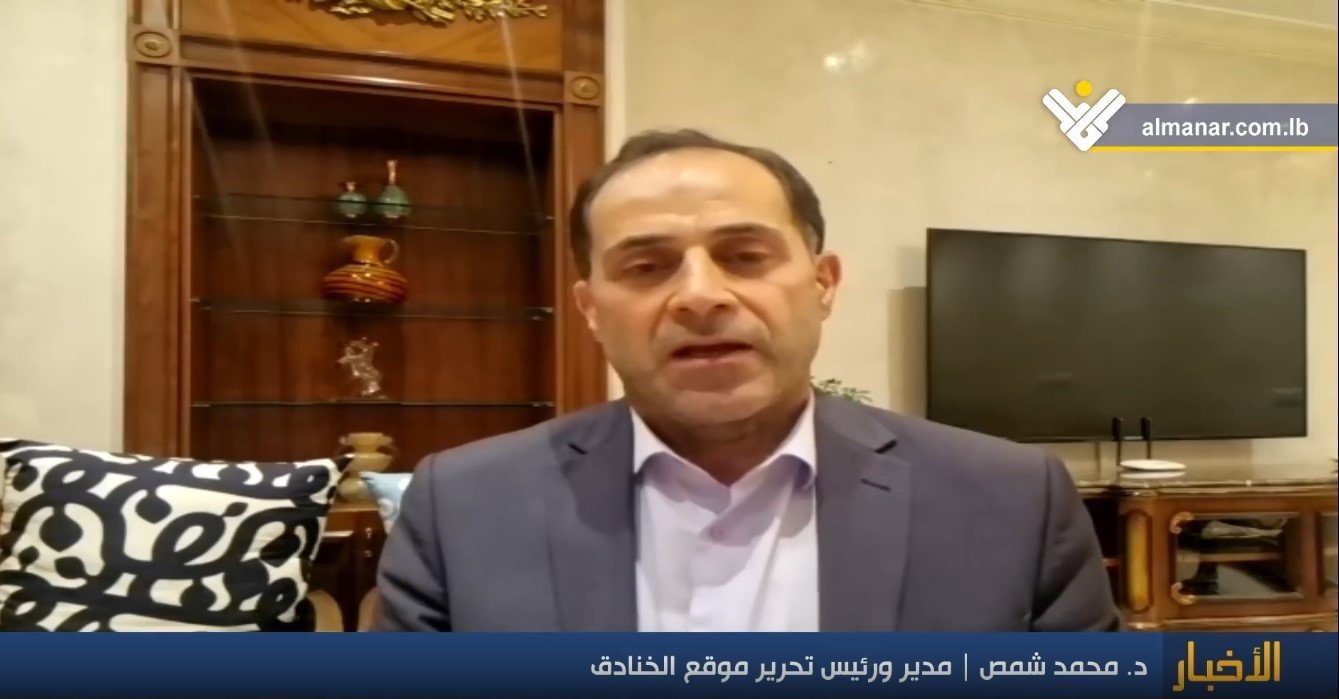 Al-Manar interview with Mohamamd Shamas on Israel-Iran confrontation