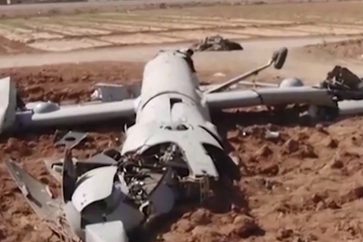 Downed Israeli drone