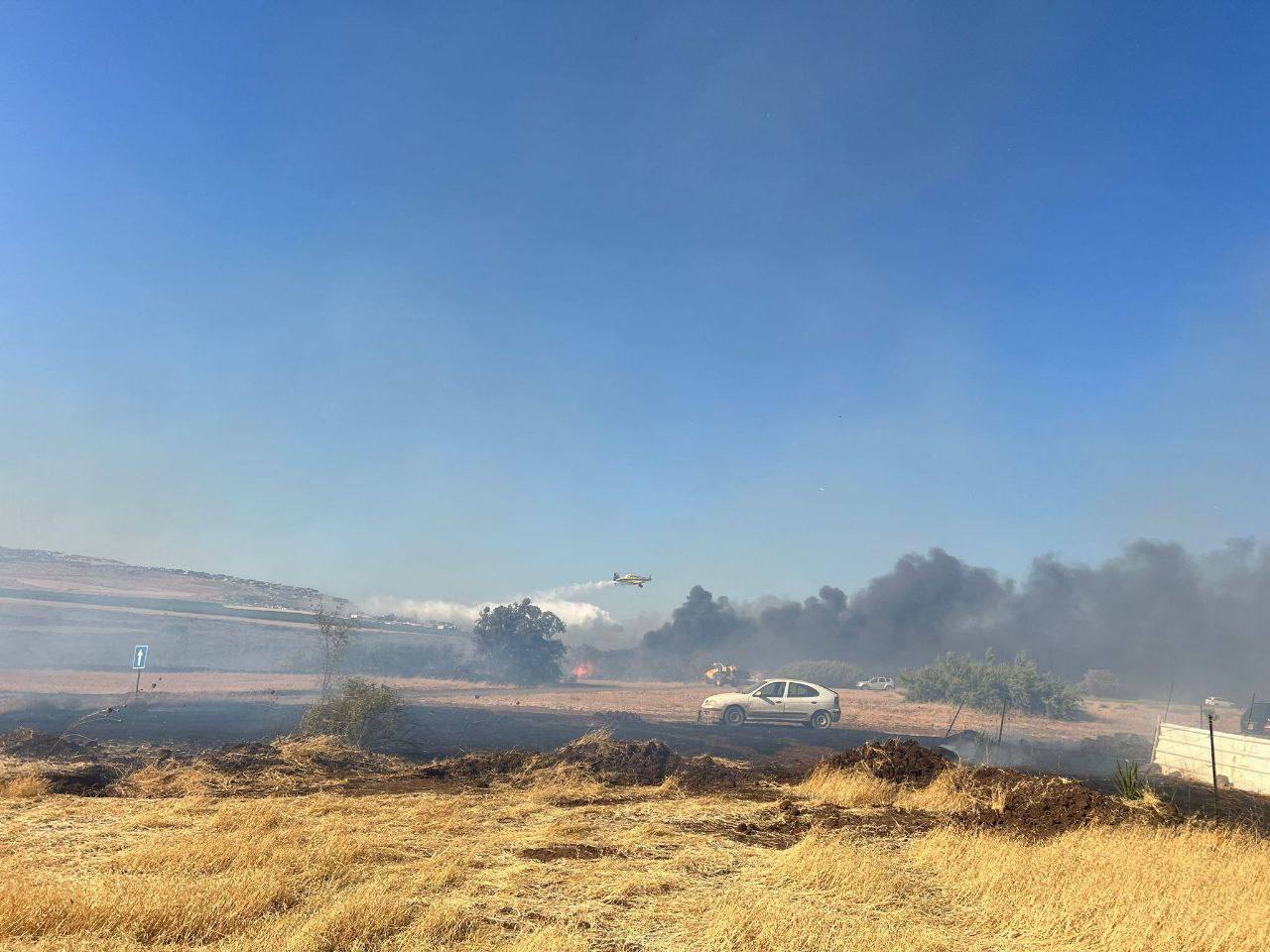 Iranian missile fire at northern 'Israel'