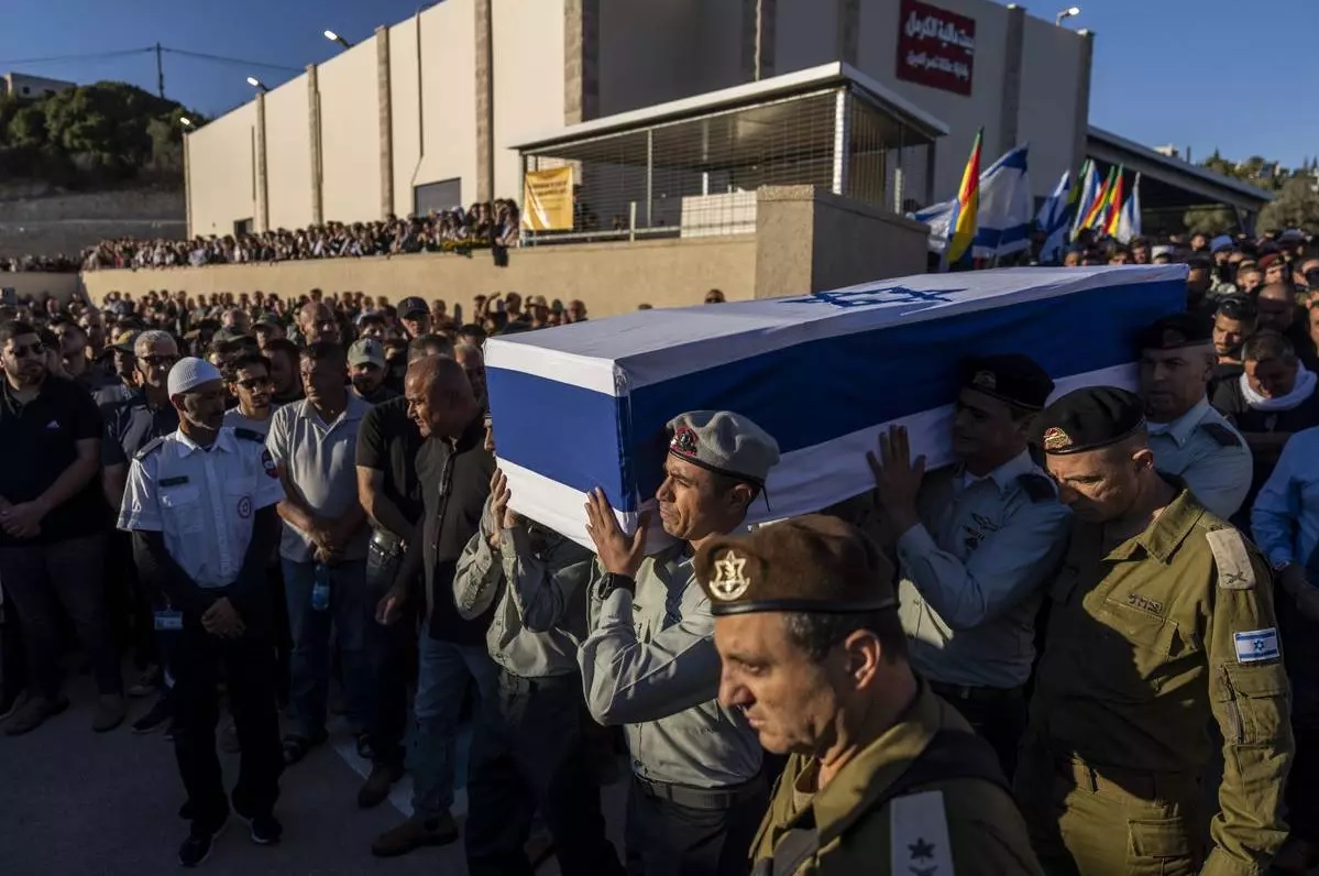 Funeral of a Zionist soldier (Archive)
