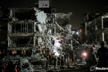 Damage Tel Aviv Iran missile attack