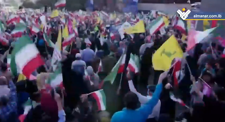 Iranian crowds in Tehran