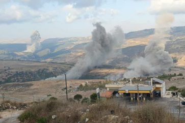 Israeli air raids on South Lebanon