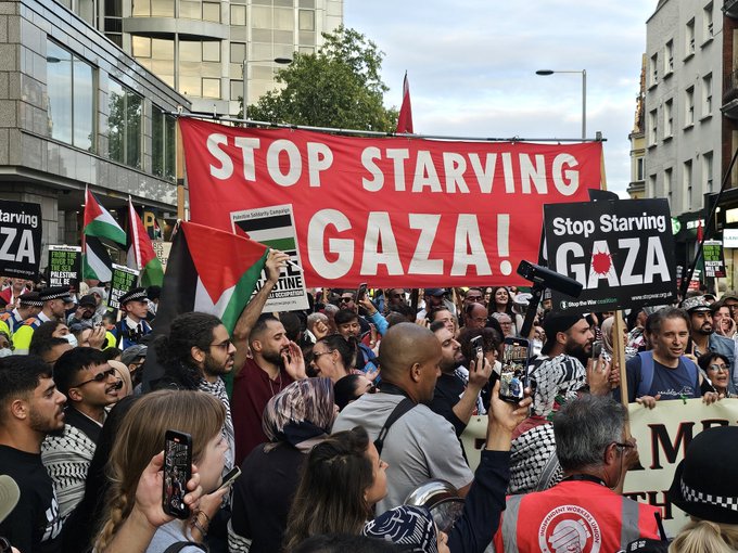 Pro-Gaza protest London