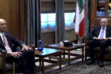 House Speaker Nabih Berri - US Envoy Thomas Barrack